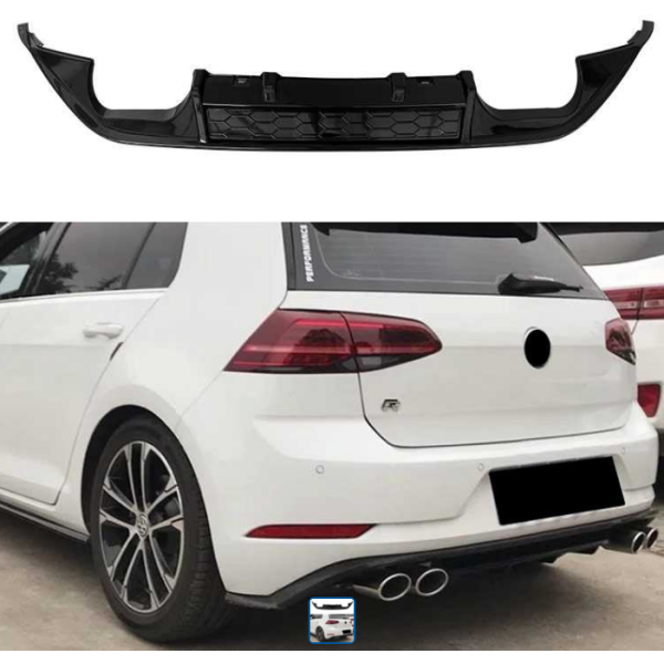 2012-2017 GOLF 7 GTİ ARKA DİFÜZÖR  SAĞ SOL ÇİFT  ÇIKIŞ