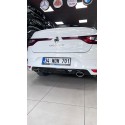 MEGAN 4 PARLAK SİYAH DİFÜZÖR EGZOZ GÖRÜNÜMLÜ 