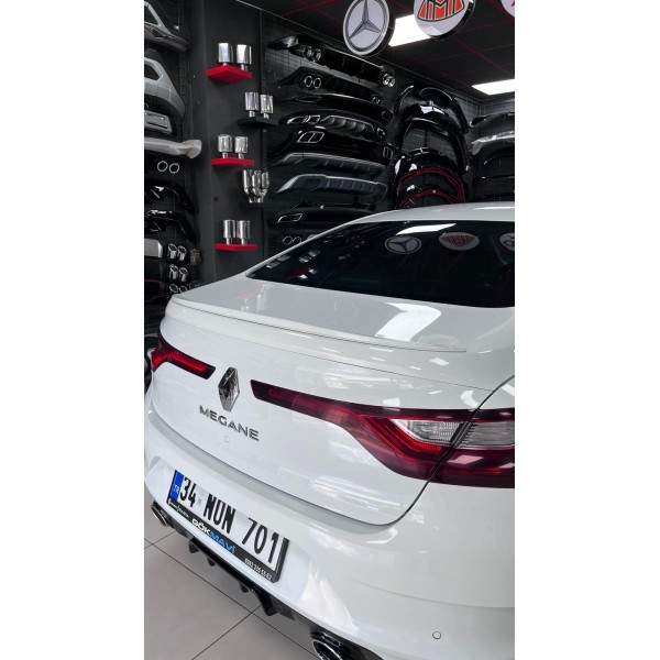 MEGANE 4 PLASTİK SPOYLER VKM PARLAK SİYAH 
